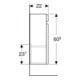 Geberit Meuble sous-lavabo Renova Plan 31,4x60,5x22 cm, 1 tiroir, k, la., laqué ma-5