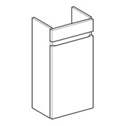 Geberit Meuble sous-lavabo Renova Plan 31,4x60,5x22 cm, 1 tiroir, k, N, F. structuré-4