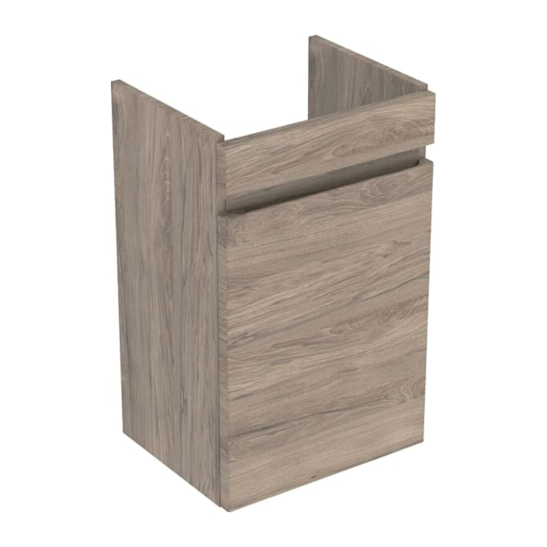 Geberit Meuble sous lavabo Renova Plan 38,4x60,5x30,8 cm, 1 tiroir, Noyer, F. struct.