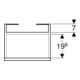 Geberit Meuble sous-lavabo Renova Plan 38,4x60,5x30,8cm, 1 tiroir, laqué mat-5