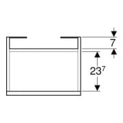 Geberit Meuble sous lavabo Renova Plan 43,5x60,5x34,5 cm, 1 porte, N he, F. struct.-5