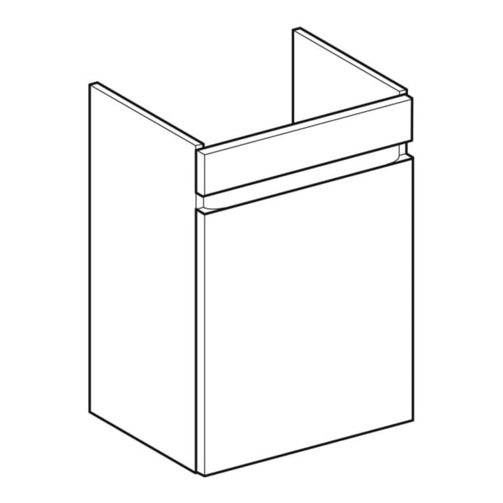 Geberit Meuble sous lavabo Renova Plan 43,5x60,5x34,5 cm, 1 tiroir, laqué mat