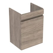 Geberit Meuble sous lavabo Renova Plan 43,5x60,5x34,5 cm, 1 tiroir, noyer, finition structurée
