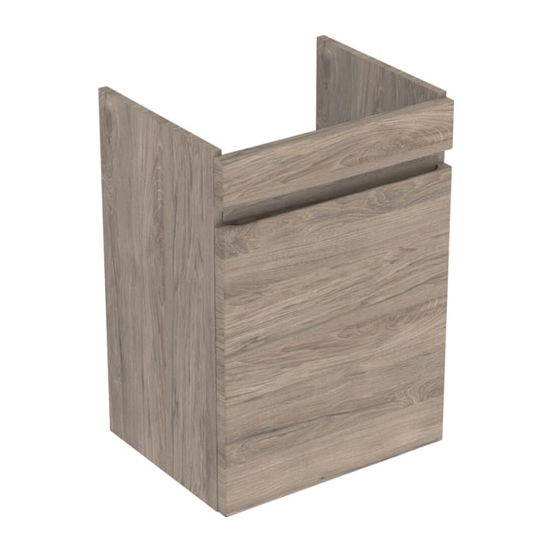 Geberit Meuble sous lavabo Renova Plan 43,5x60,5x34,5 cm, 1 tiroir, noyer, finition structurée
