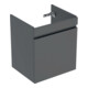 Geberit Meuble sous lavabo Renova Plan 53,6x60,6x44,6cm, lava, mat laqué-1