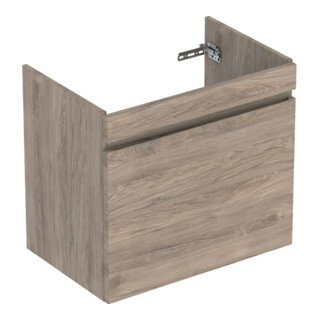 Geberit Meuble sous lavabo Renova Plan 68,2x60,6x44,6cm, Noyer, F. structuré