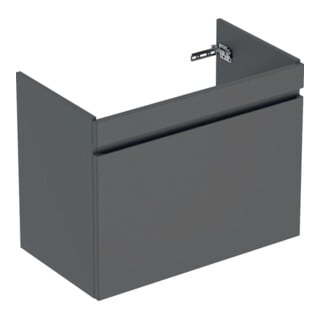 Geberit Meuble sous lavabo Renova Plan 78,2x60,6x44,6 cm, lava, laqué mat