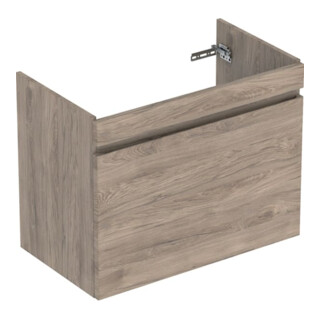 Geberit Meuble sous lavabo Renova Plan 78,2x60,6x44,6cm, Noyer, F. structuré