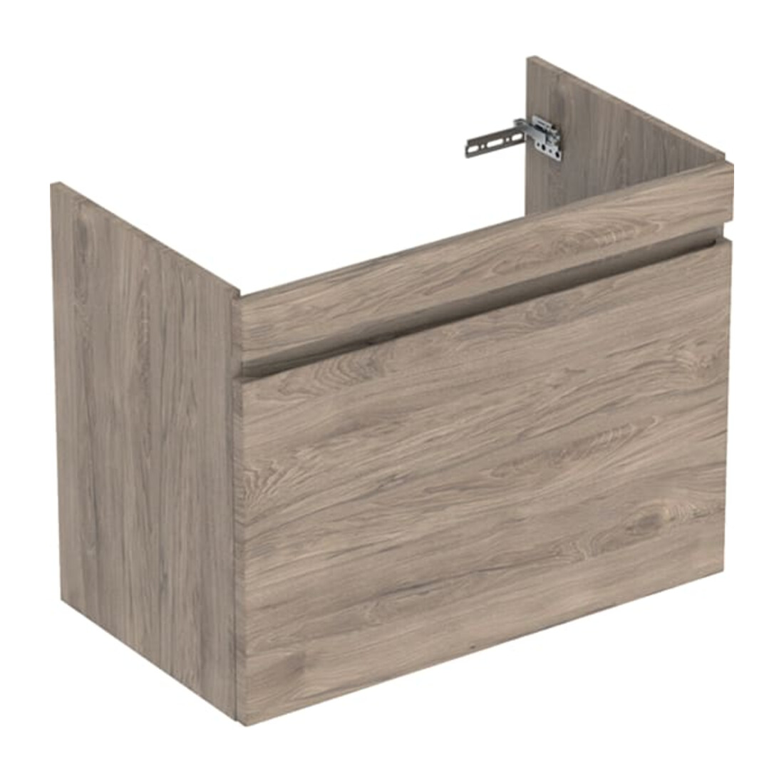 Geberit Meuble sous lavabo Renova Plan 78,2x60,6x44,6cm, Noyer, F. structuré