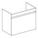 Geberit Meuble sous lavabo Renova Plan 78,2x60,6x44,6cm, Noyer, F. structuré-5