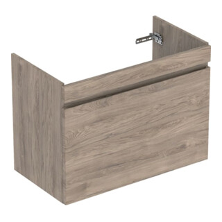 Geberit Meuble sous lavabo Renova Plan 83,2x60,6x44,6 cm, Noyer, F. structuré