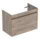 Geberit Meuble sous lavabo Renova Plan 83,2x60,6x44,6 cm, Noyer, F. structuré-1