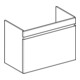 Geberit Meuble sous lavabo Renova Plan 83,2x60,6x44,6 cm, Noyer, F. structuré-4