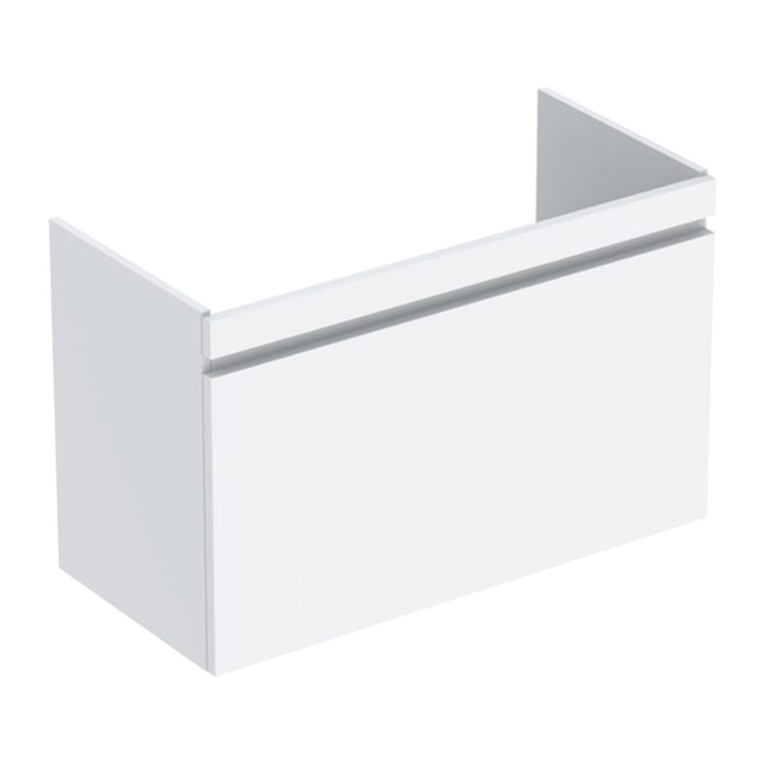Geberit Meuble sous-lavabo Renova Plan 83,2x60,6x44,6cm, blanc, laqué brillant