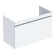 Geberit Meuble sous lavabo Renova Plan 92,8x60,6x44,6 cm, blanc, laqué brillant