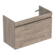 Geberit Meuble sous lavabo Renova Plan 92,8x60,6x44,6cm, Noyer, F. structuré