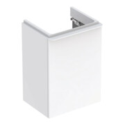 Geberit Meuble sous-lavabo Smyle Square 44,2x61,7x35,6 cm, 1 porte gauche, blanc brillant-1