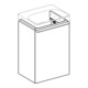 Geberit Meuble sous lavabo Smyle Square 44,2x61,7x35,6 cm, 1 porte gauche, lave mat