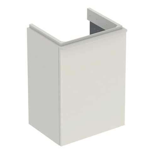 Geberit Meuble sous lavabo Smyle Square 44,2x61,7x35,6 cm, 1 porte gauche, sable brillant