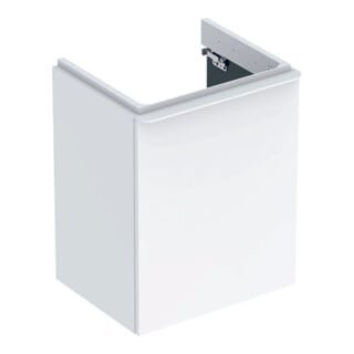 Geberit Meuble sous-lavabo Smyle Square 49,2x61,7x40,6cm, P. gauche, blanc brillant