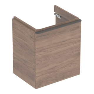 Geberit Meuble sous lavabo Smyle Square 53,6x61,7x43,3 cm, 1 tiroir, bois N hick.
