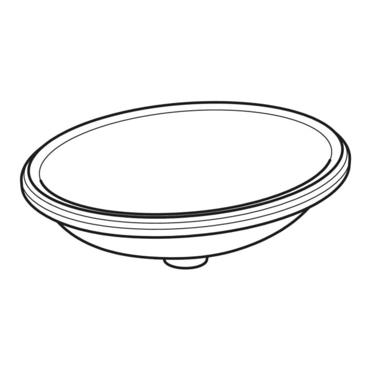 Geberit Meuble sous-lavabo VariForm 56x46 cm, sans trop-plein, K-Tect blanc