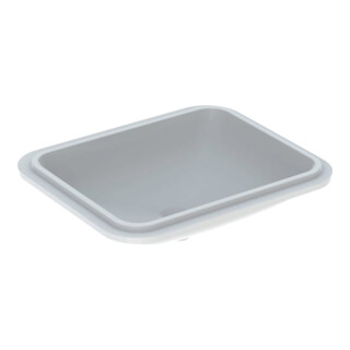 Geberit Meuble sous-lavabo VariForm 58x49 cm, sans évacuation, verre blanc