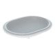 Geberit Meuble sous lavabo VariForm 62,5x49 cm, sans trop-plein, elliptique, blanc K-Tect-1