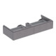 Geberit Meuble sous lavabo Xeno2 117,4x22x46,2 cm, 2 tiroirs, structuré/gris foncé-1