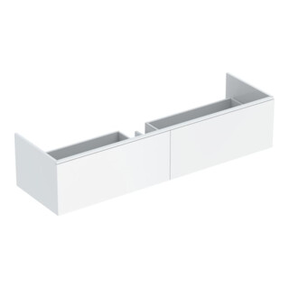 Geberit Meuble sous-lavabo Xeno2 139,5x35x47,3 cm, 2 tiroirs, avec VAR n° 016