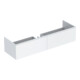 Geberit Meuble sous lavabo Xeno2 159,5x35x47,3cm, 2 tiroirs, avec VAR n° 016-1