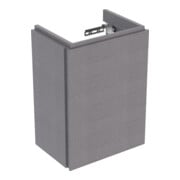 Geberit Meuble sous lavabo Xeno2 38x52,5x26,5 cm, 1 porte, struct./noir-gris