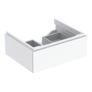 Geberit Meuble sous lavabo Xeno2 58x22x46,2cm, laqué brillant/blanc, avec tiroir