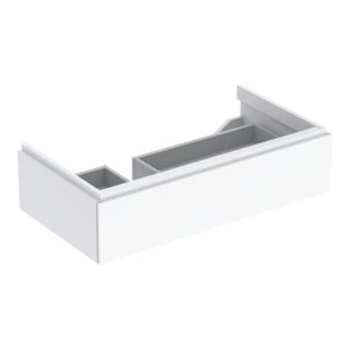 Geberit Meuble sous lavabo Xeno2 88x22x46,2 cm, avec tiroir, avec tablette, brillant/blanc