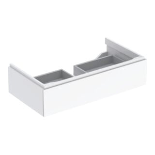 Geberit Meuble sous lavabo Xeno2 88x22x46,2 cm, brillant/blanc, avec tiroir