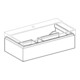Geberit Meuble sous lavabo Xeno2 88x22x46,2 cm, brillant/blanc, avec tiroir-2