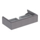 Geberit Meuble sous lavabo Xeno2 88x22x46,2 cm, struct./noir-gris, avec tiroir-1