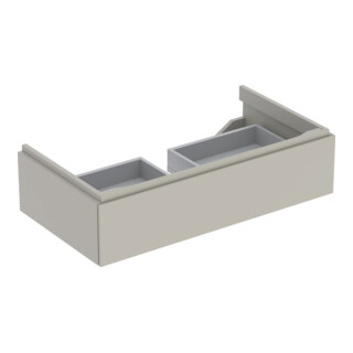 Geberit Meuble sous lavabo Xeno2 88x22x46,2cm, mat/greige, avec tiroir