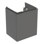 Geberit Meuble sous vasque Acanto 1 tiroir, L. 45 cm, lava mat / lava mat-1