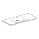 Geberit Meuble vasque One 105 cm, H L mit., sans trop-plein, blanc K-Tect/blanc