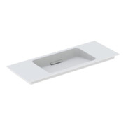 Geberit Meuble vasque One 105x40 cm, sans trop-plein, montage suspendu, blanc K-Tect/brillant