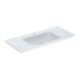 Geberit Meuble vasque One 105x48cm, mitigeur encastré, sans trop-plein, blanc K-Tect-1