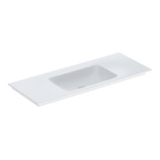 Geberit Meuble vasque One 120x48 cm, sans robinet + trop-plein, blanc KeraTect
