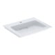 Geberit Meuble vasque One 60 cm, sortie horizontale, sans trop-plein, blanc K-Tect/Bl blanc-1