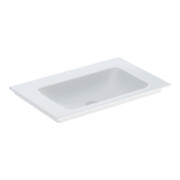 Geberit Meuble vasque One 75x48 cm, sans robinet + trop-plein, blanc KeraTect