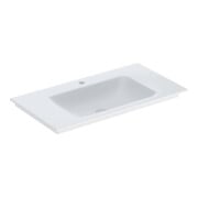 Geberit Meuble vasque One 90x48 cm, mitigeur, sans trop-plein, blanc K-Tect