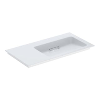 Geberit Meuble vasque One 90x48 cm, sans trop-plein, blanc K-Tect/Bl, sans robinet