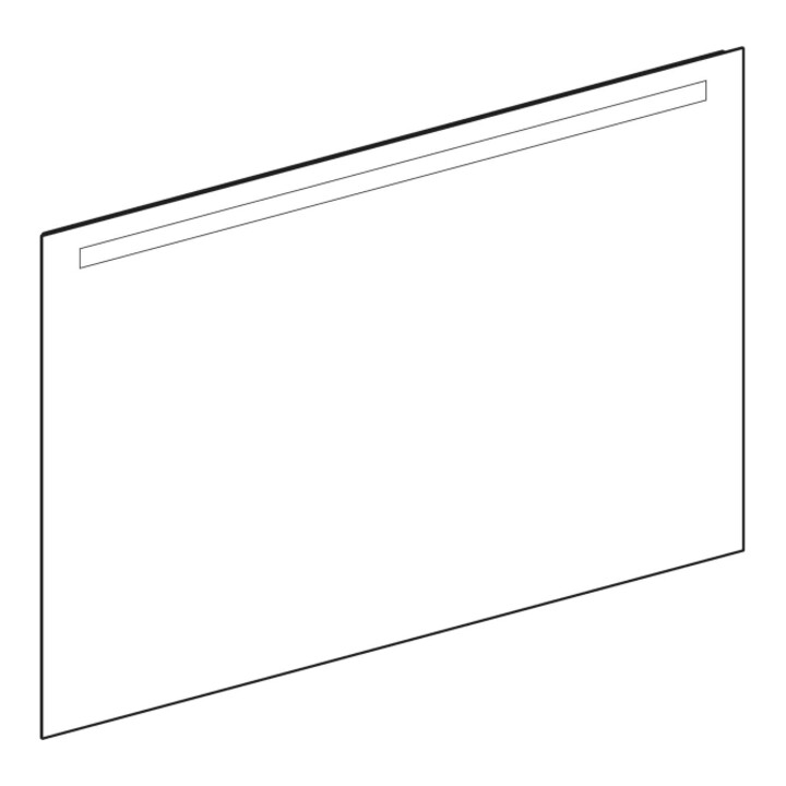 Geberit Miroir lumineux Option Basic éclairage haut, 140x90 cm