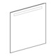 Geberit Miroir lumineux Option Basic éclairage haut, 70x70 cm