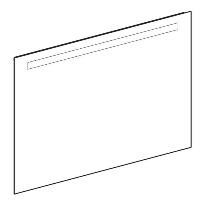 Geberit Miroir lumineux Option Basic éclairage supérieur, 100x70 cm